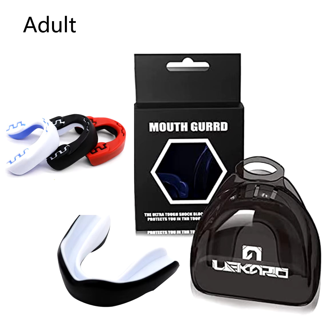  Mouthguard Set for Boxing, MMA