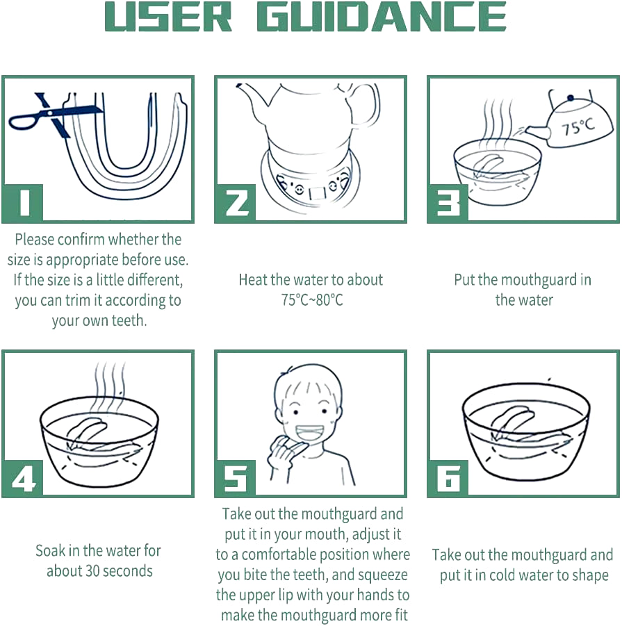  Mouthguard Set for Boxing, MMA